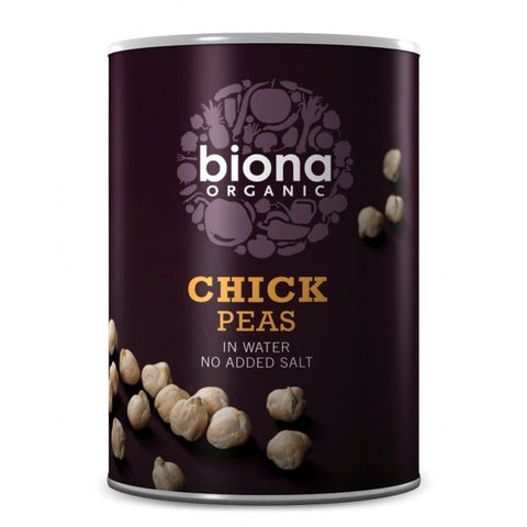 Chick Peas,  Tinned, Organic