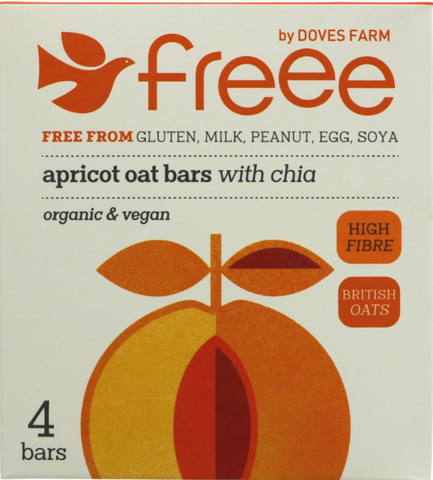 Doves Farm Apricot & Chia Seed Organic Flapjack x 4