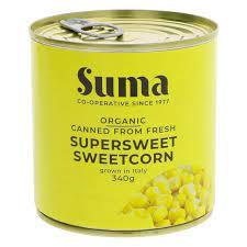 Sweetcorn tinned Organic (340g)