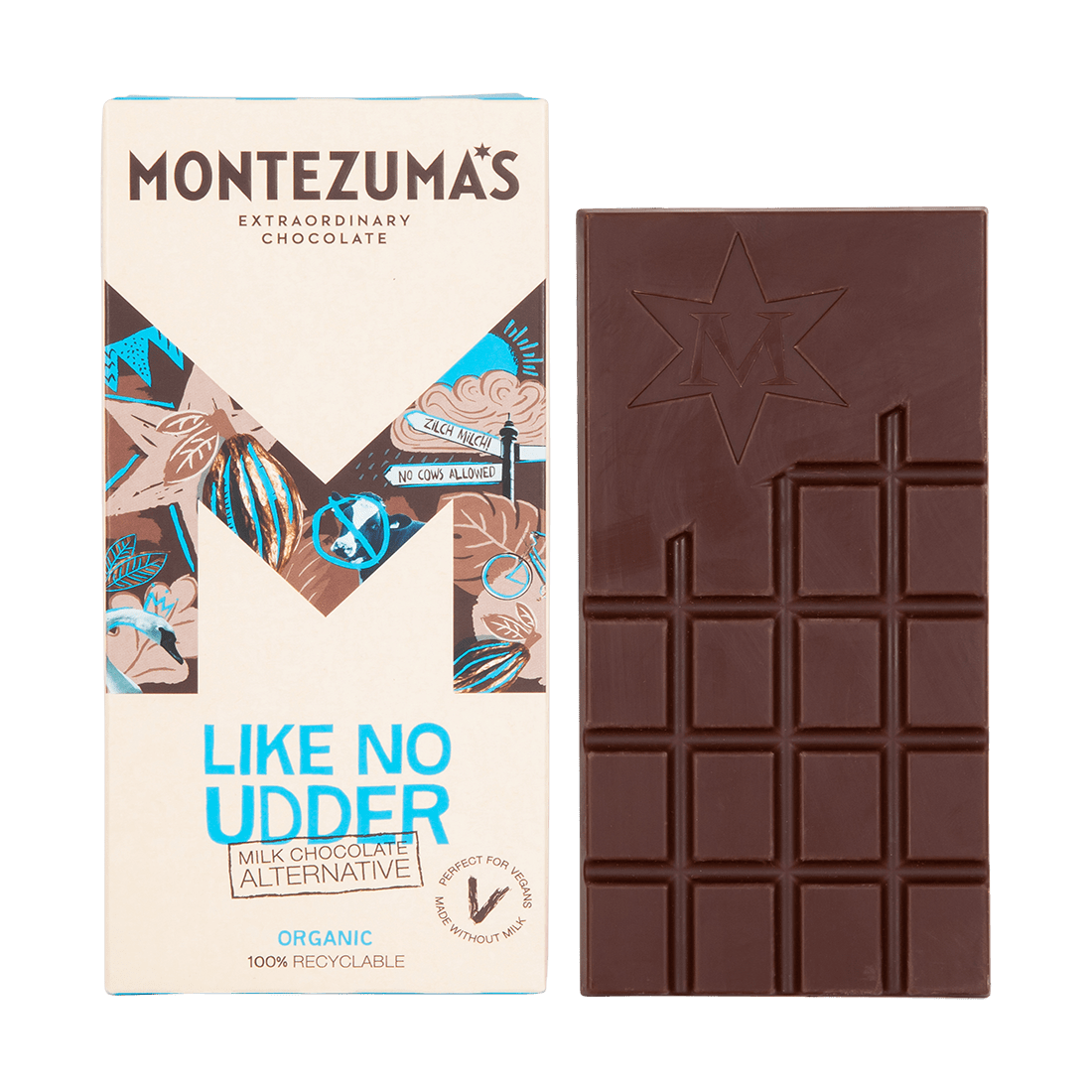 Montezumas, Organic Milk chocolate alternative (90g)